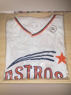 Houston Astros White Baseball Jersey XL